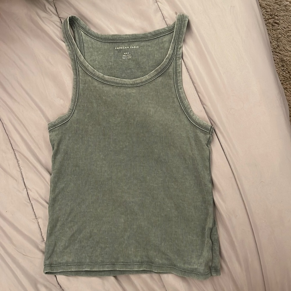 American Eagle green tank top size medium.
